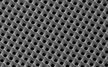 Microscopic Image of Fine Metal Mask