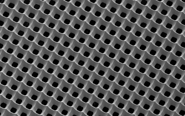 Microscopic Image of Fine Metal Mask