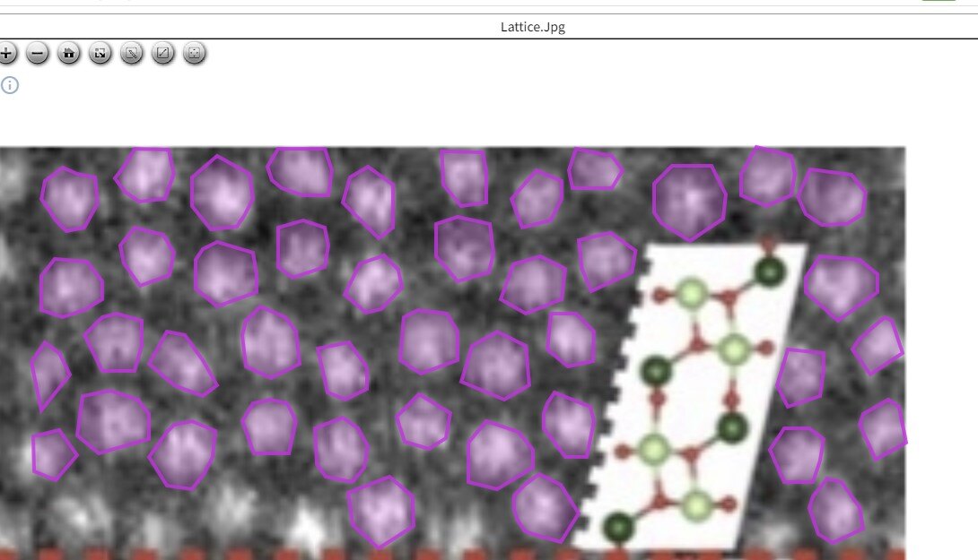 Ga Atom alignment evaluation with AI and polygon geometry in deepblock.net